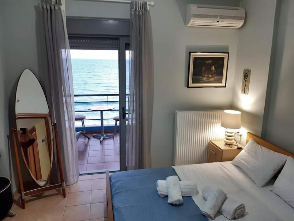 Whole Apartment In Loutsa With Amazing View Exterior photo